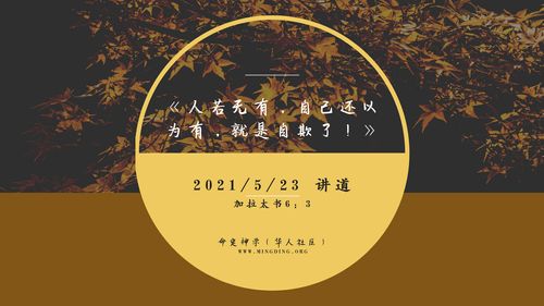 【讲道】学习系列06：人若无有，自己还以为有，就是自欺了！