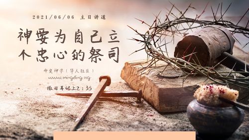 【讲道】学习系列08：神要为自己立个忠心的祭司！