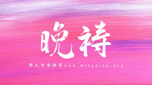 【线上祷告】主题：让神的灵来更新我们！