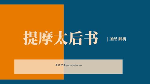 【查经】提摩太后书总结